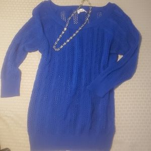Royal blue sweater